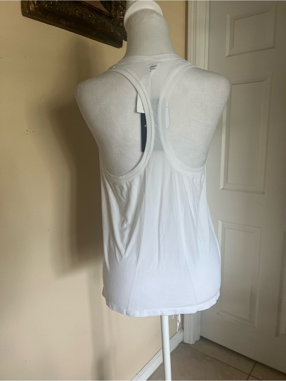 Fabletics White Racerback Tank - Picture 3 of 5